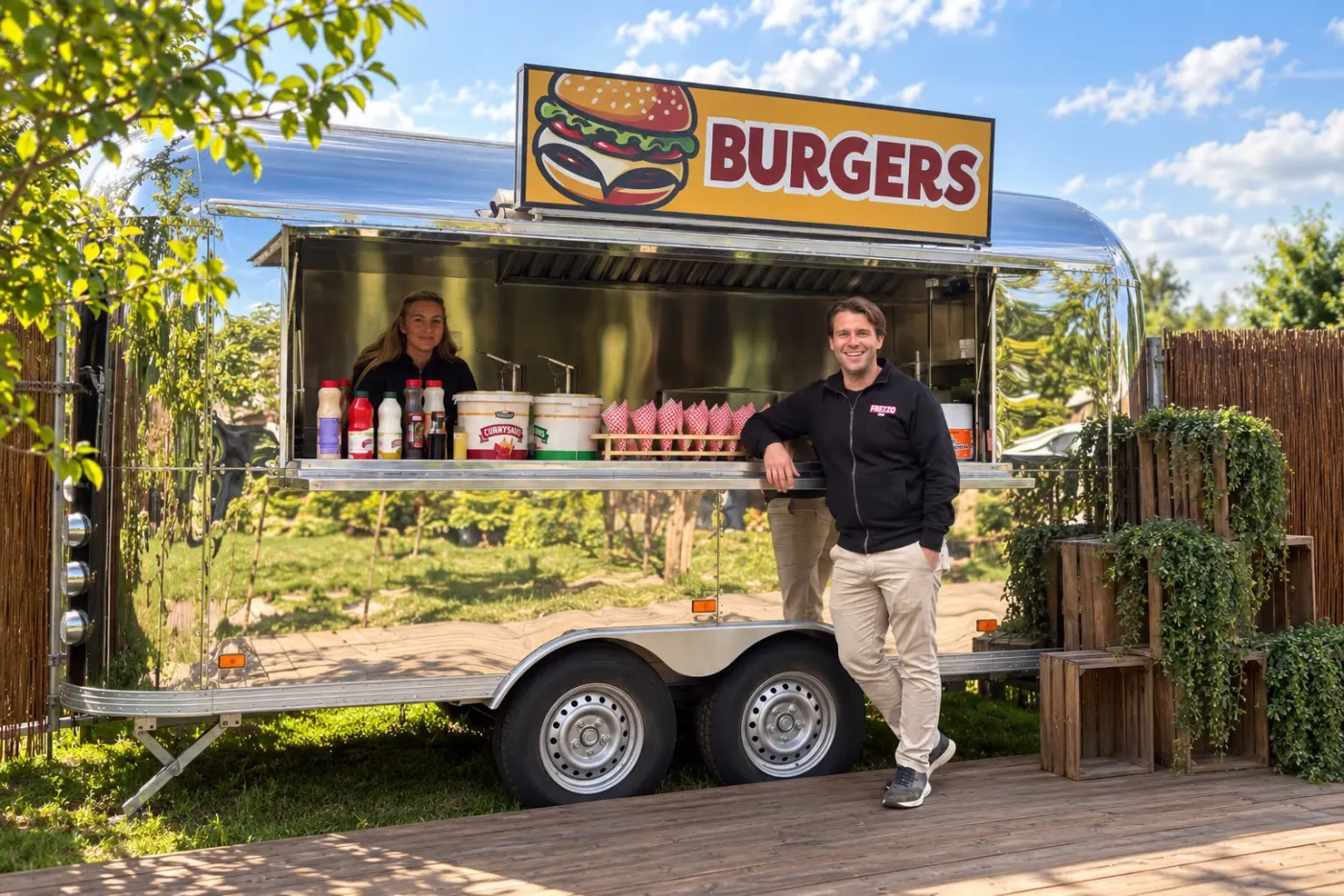 De burgertruck van Frezzo Events