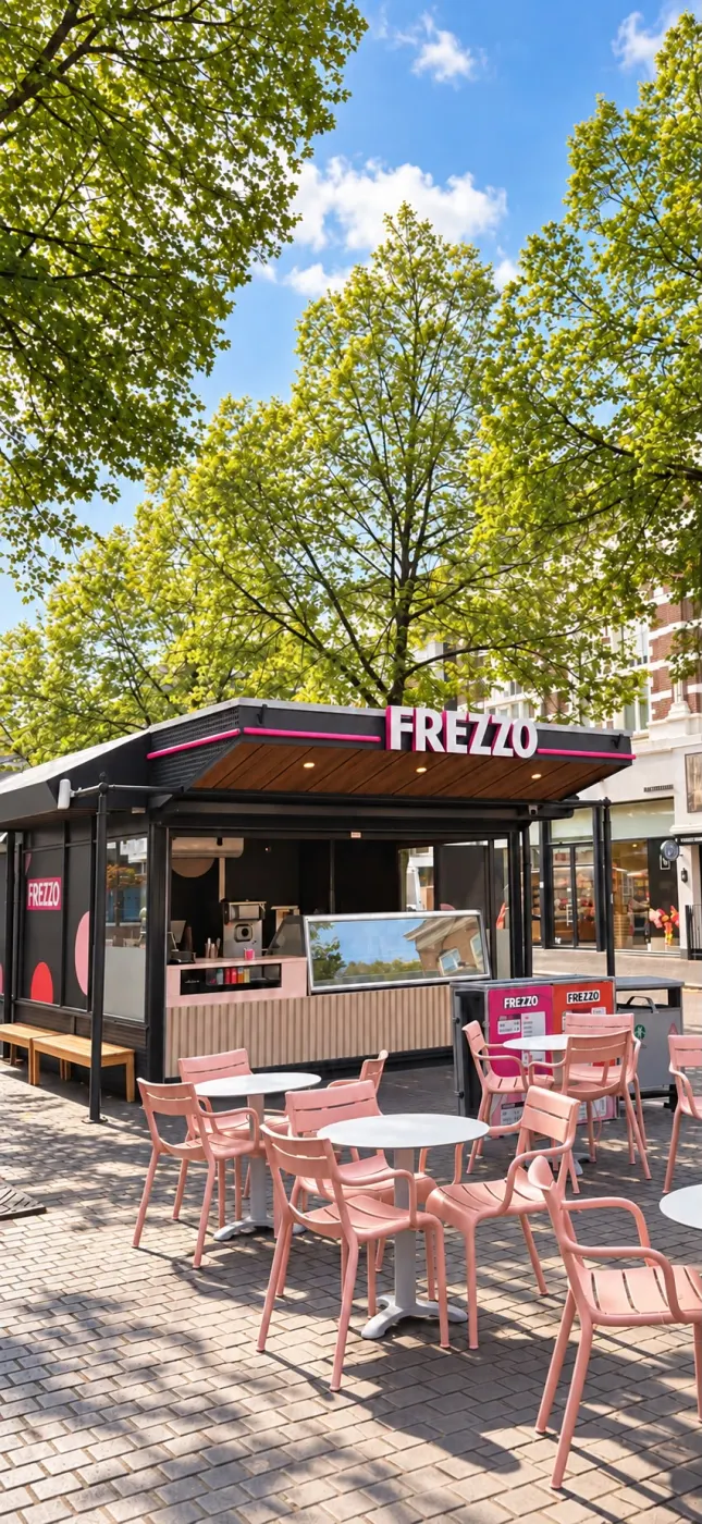 De kiosk van Frezzo Breda